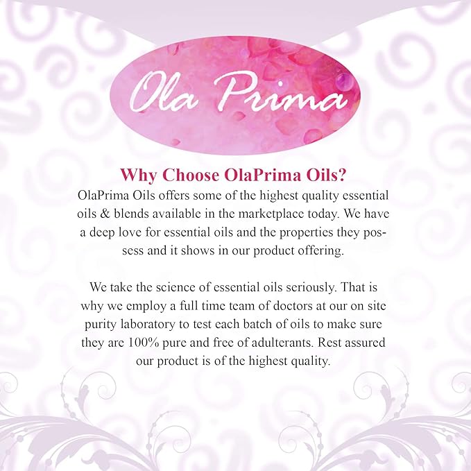 Ola Prima Rosemary Essential Oil 4 Fluid Ounces – Therapeutic Grade Aromatherapy Oil for Diffuser & Soap Making