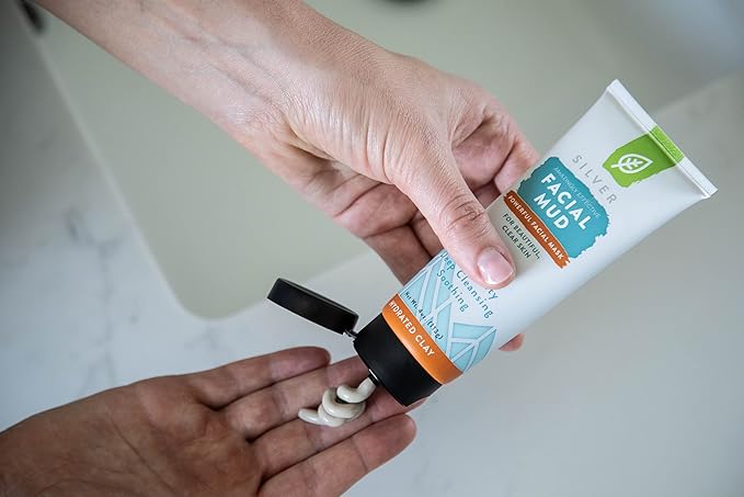 Redmond Bentonite Hydrated Clay Facial Mud Mask,4 Ounce Tube