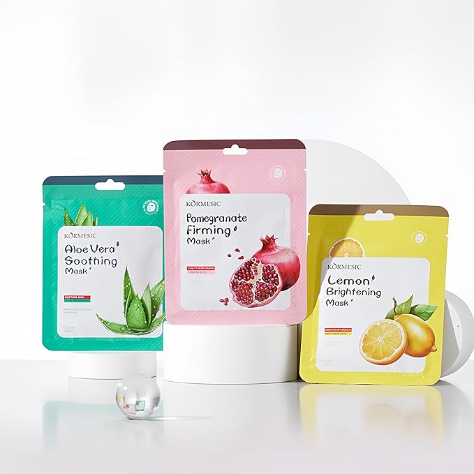 Facial mask Moisturizing face Mask - 10 Sheets, Deep Hydration, Improves Dry Skin, Sheet Mask, skincare for All Skin Types