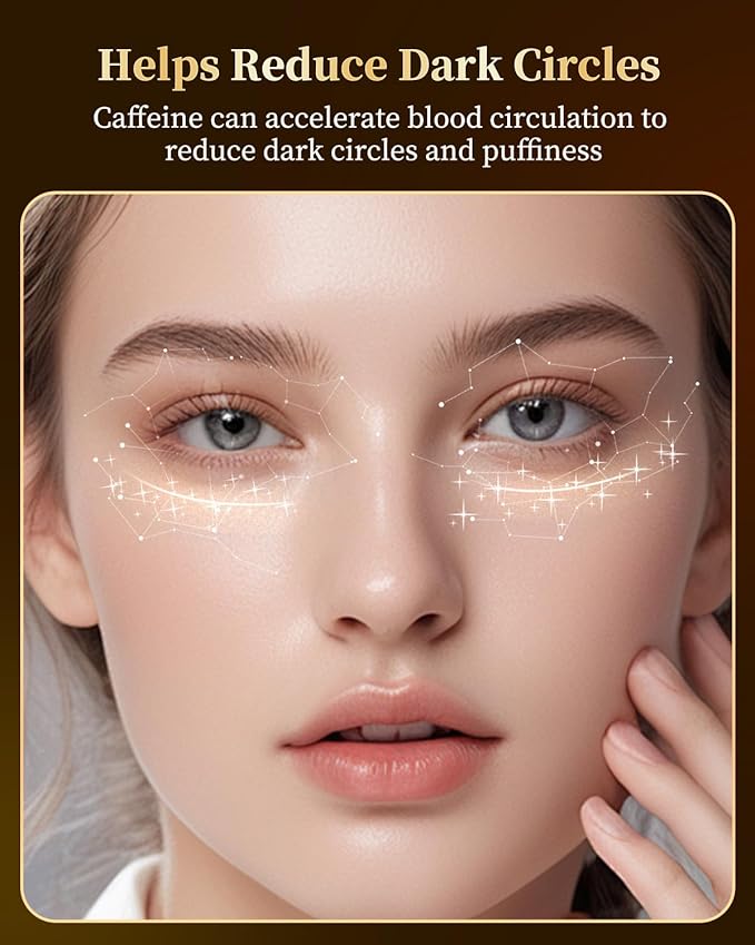 Eye Cream Anti Aging with 30% C-Xyloside Solution, Supramolecular Infiltration Technology for Wrinkles, Caffeine Eye Cream for Dark Circles and Puffiness