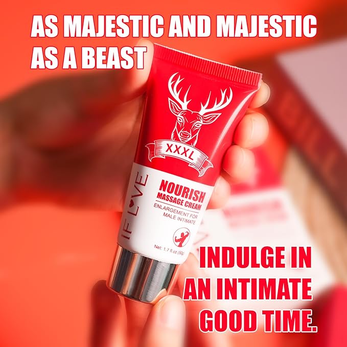 IF L VE-Revitalising Cream for Men's Intimate Areas, enlarging Massage Oil, Men's Health 50g