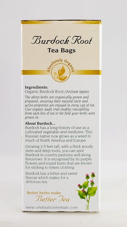Celebration+Herbals%2c+Tea+Bags+Burdock+Root%2c+24+Count