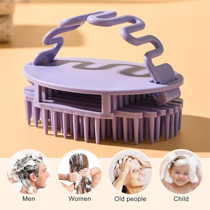 Hotodeal Scalp Massager,Hair Scalp Scrubber Reduces Oil and Dandruff,Scalp Brush Promotes Hair Growth with Long-Term Use,Suitable for Many Hair Types