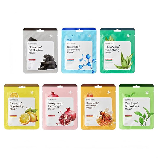Facial mask Moisturizing face Mask - 10 Sheets, Deep Hydration, Improves Dry Skin, Sheet Mask, skincare for All Skin Types