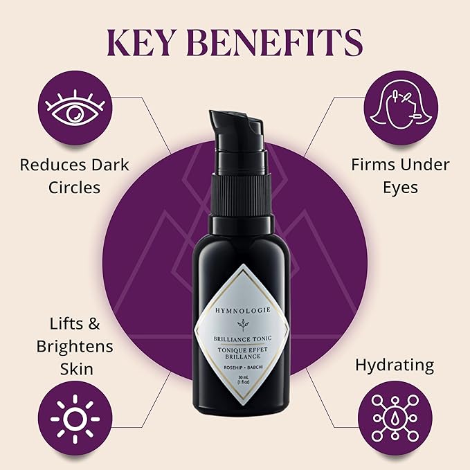 Daily Brilliance Tonic Facial Serum for Women's Face | Skin Care for Hydration, Repair, Beauty, Moisturize, and Glow Recipe with Jojoba, Grapeseed, Saffron and more | Earthy Scent - 1oz