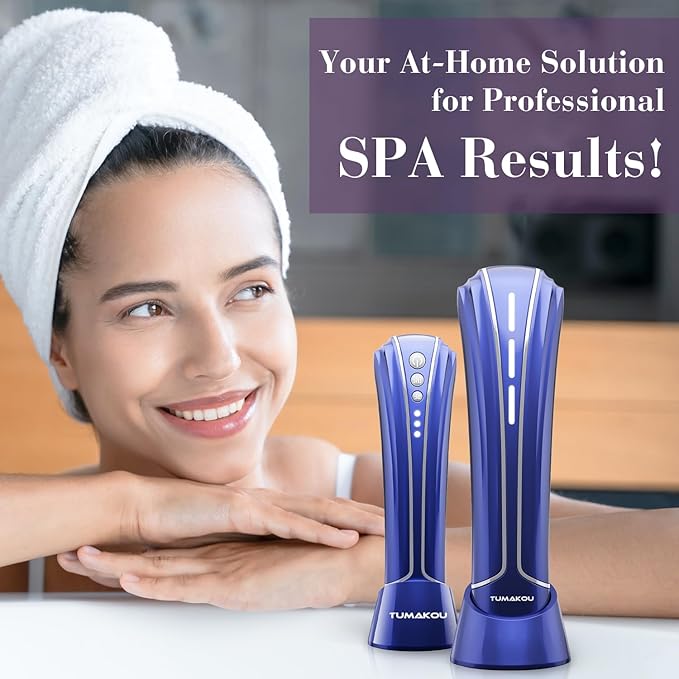 RF Radio Frequency Facial Device - LED Red Light Therapy Device for Face Skin Care Home Use