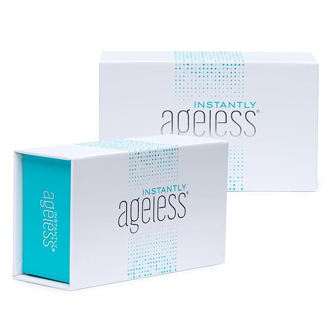Instantly Ageless - Instant Face Lift Cream - Skin Care for Anti Aging face cream - Wrinkle Tightener - Instant Under Eye Bags Remover - Facelift in a Box of 25 Vials - (2 BOXES)