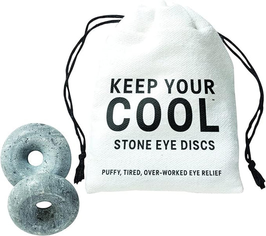 Santa Barbara Design Studio Pure Design Cooling Stone Eye Orbits Gift Set, 1-Pair, Soapstone