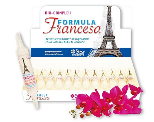 French 12 Pack – 0.61 oz Each, Intensive Hair Repair Treatment for Nourishing, Strengthening & Revitalizing Damaged Hair