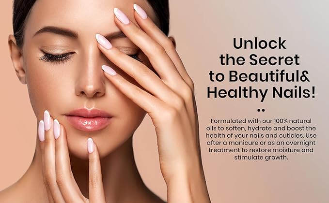 Papa Rozier Farms Nail and Cuticle Oil, 100% Pure Organic, Cold Pressed, Unrefined Moringa Oil for Strong, Soften and Soothe Dry Cuticles, 10 Milliliters, Pack of 1