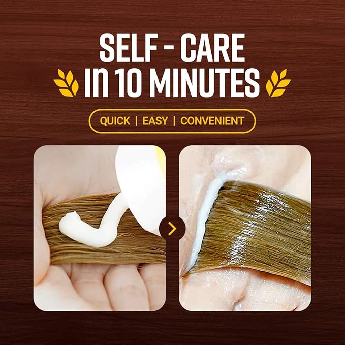 CRAZY SKIN Hair Treatment Mask - pH5.5 Beer Yeast, Protein, Keratin, Argan Oil, Collagen - Repairs Dry, Damaged or Color Treated Hair 6.77oz(200ml)