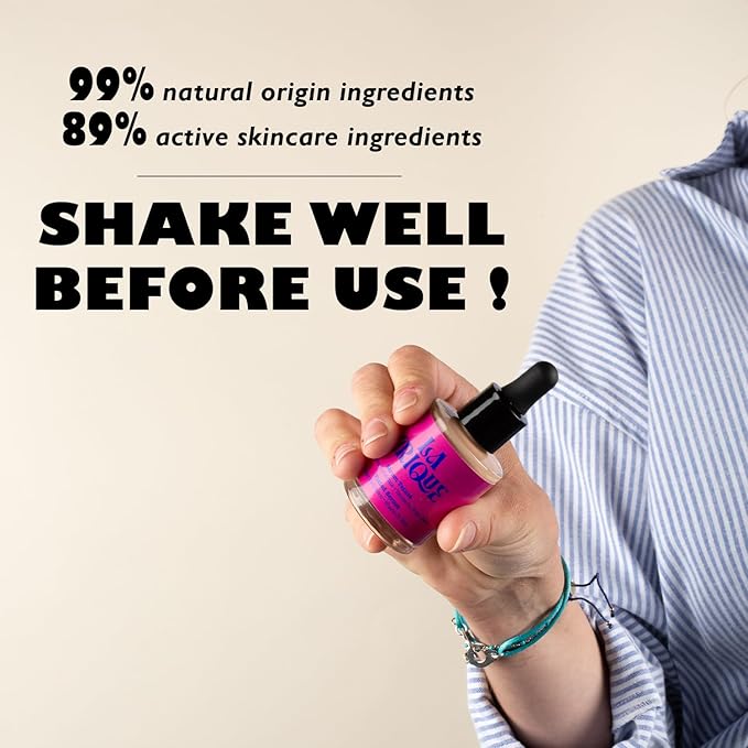 Tinted Serum - Hydrating Face Serum with Hyaluronic Acid - Skin Tint - Lightweight Foundation for Skin Glow - 99% Natural Ingredients - Vegan Makeup & Skincare - 1.0 Fl Oz – 03 Medium