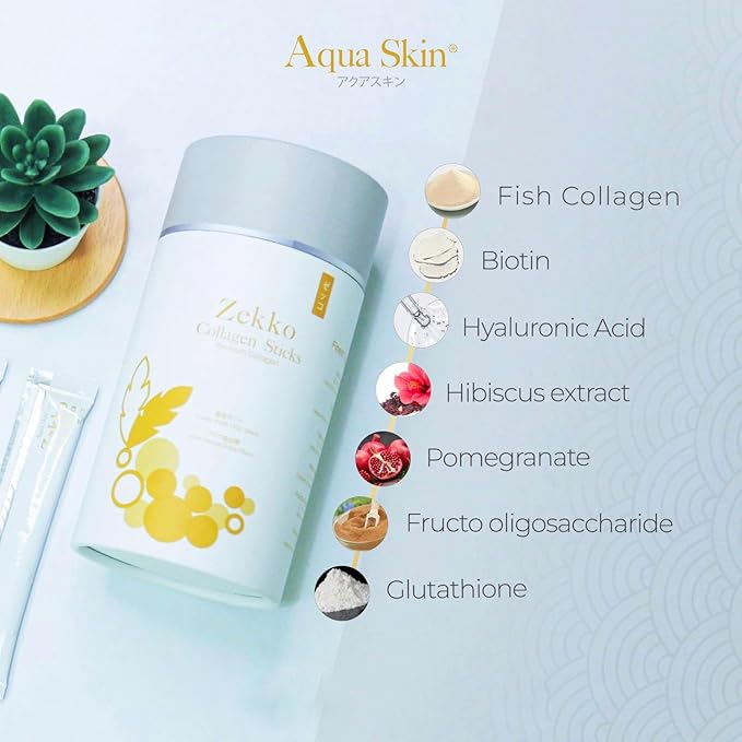 Zekko Collagen Sticks Grape Flavor 10 Jelly Sticks