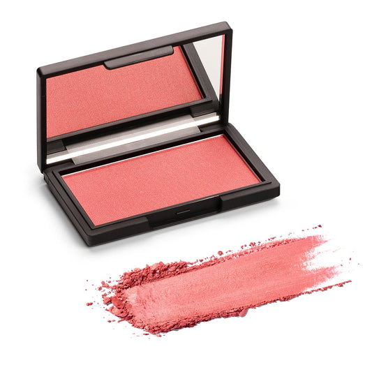 Makeup Powder Blusher - "Tantrum" - 4g / 0.141oz - Pigmented, Buildable, Lightweight Powder Blush for a Radiant, Healthy, Natural Glow. Versatile Shades - Pink, Coral, Peach & Golden Hues