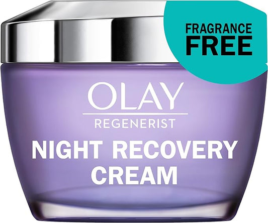 Olay Night Cream Regenerist Night Recovery Anti-Aging Face Moisturizer 1.7 oz