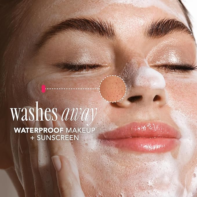 The Face Shop Rice Water Bright Foaming Facial Cleanser with Ceramide, Gentle Face Wash for Hydrating & Moisturizing, Vegan Face Cleanser, Makeup Remover, Korean Skin Care for All Skin Types, 150ml