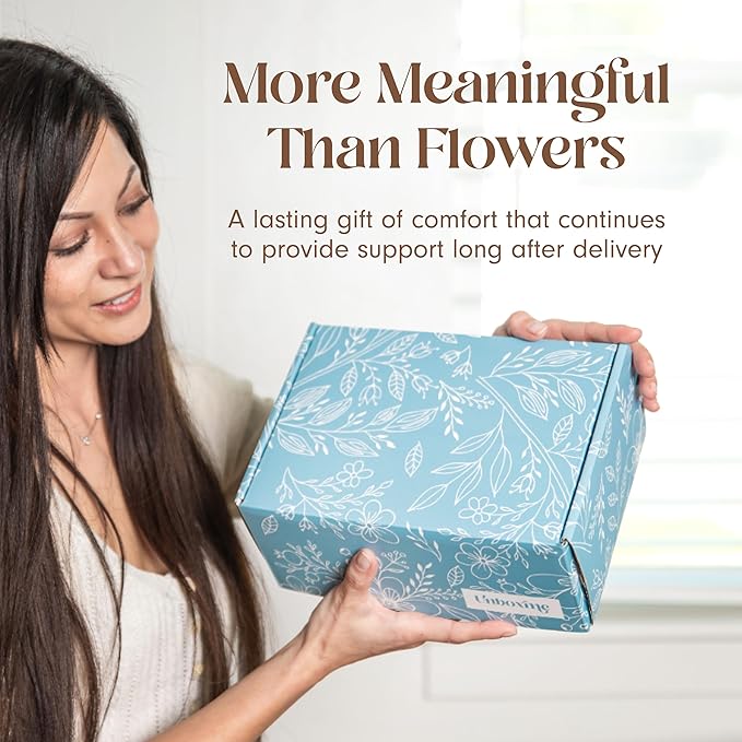 Unboxme Comforting Care Package for Women - Organic Self-Care Get Well Soon Gift Basket with Fluffy Socks, Lemon Ginger Tea Set, Sea Salt, Scented Candle - Ideal Post-Surgery & Feel Better Basket