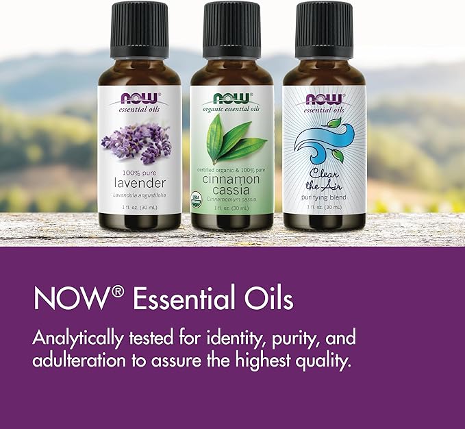 NOW Essential Oils, Orange Oil, Uplifting Aromatherapy Scent, Cold Pressed, 100% Pure, Vegan, Child Resistant Cap, 4-Ounce