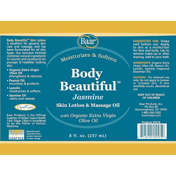 Body Beautiful, Jasmine Scent