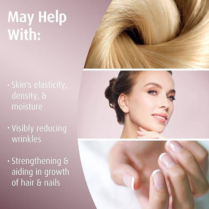 Hubner Original Silicea Kollagen Plus, Collagen Peptide Blend Dietary Supplement, 15ml Single Dose Packets, 30-Pack