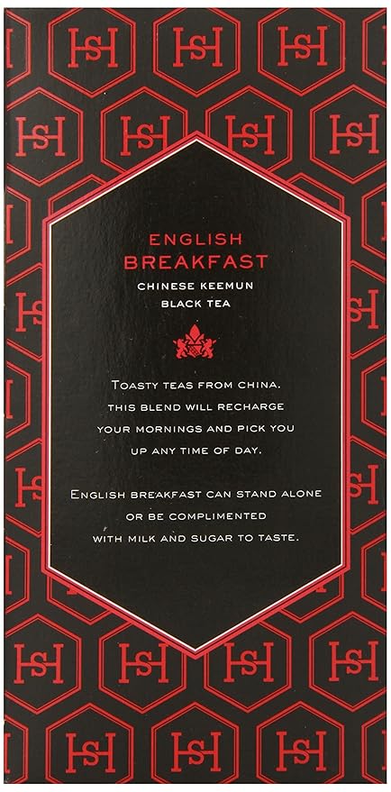 Harney & Sons Black Tea, Tea Bags, English Breakfast, 20 Count