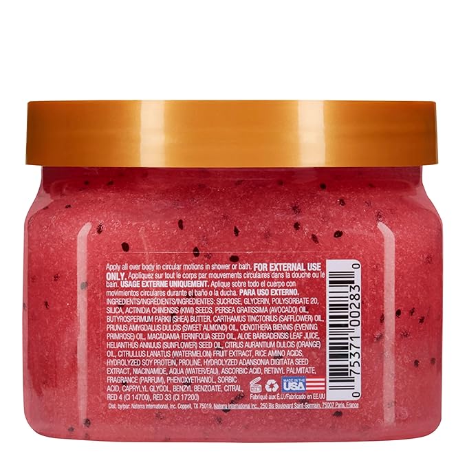 Tree Hut Watermelon Shea Sugar Scrub | Exfoliating Body Scrub Removes Dead, Dry Skin for a Soft & Hydrated Feel | Nourishing Essential Body Care | 18 fl oz.