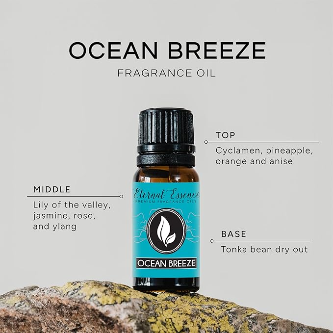 Ocean Breeze Premium Grade Fragrance Oil - 10ml - Scented Oil