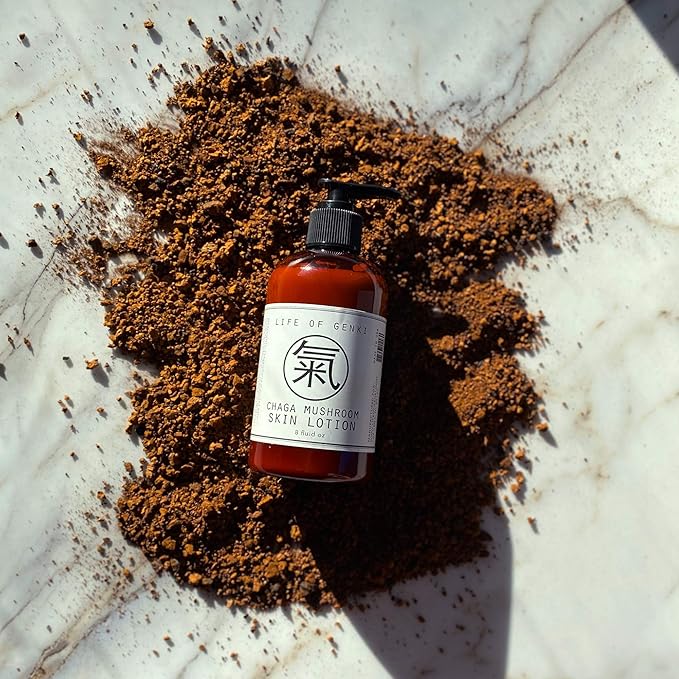 USA Made Vegan all Natural Chaga Mushroom skin lotion cream Moisturizing skin cream apricot kernel oil