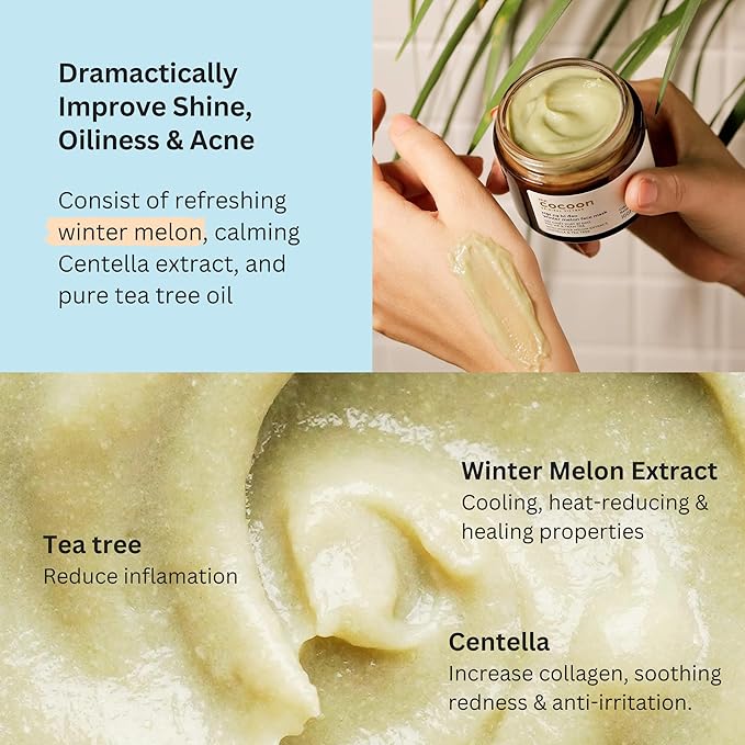 Cocoon Winter Melon Face Mask (3.38 fl oz)