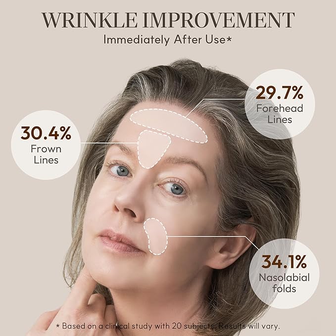Wrinkle Repair Patches for Frown Lines Eleven Lines - Between the Eyes Wrinkle Patches Non invasive Wrinkle Smoothers for Face Wrinkles - Face Wrinkle Pad- Korea Beauty Face Treatment