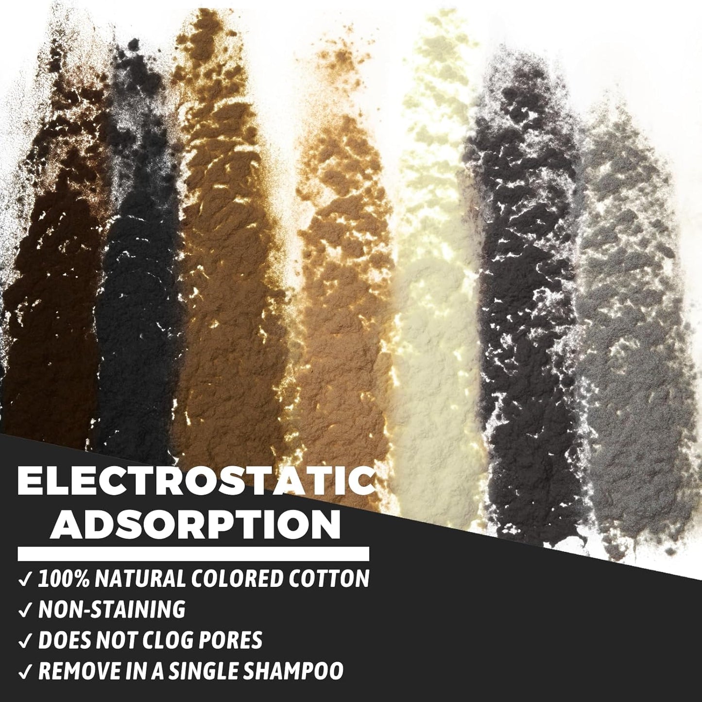 SOVONCARE Hair Fibers for Thinning Hair White, Hair Building Fibers for Bald Spots Undetectable & Natural, Conceals Hair Loss Fill In Fine, Hair Powder Hair Thicker Instantly for Women & Men 28g