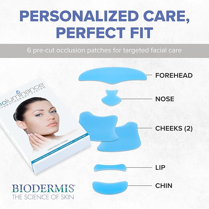 BIO-luminance Silicone Hydrotherapy Masque – Skin Care Face Mask with Advanced Silicone Gel Technology to Help Tighten Fine Lines & Wrinkles - Hydrating Facial Mask Reusable Up to 28 Times