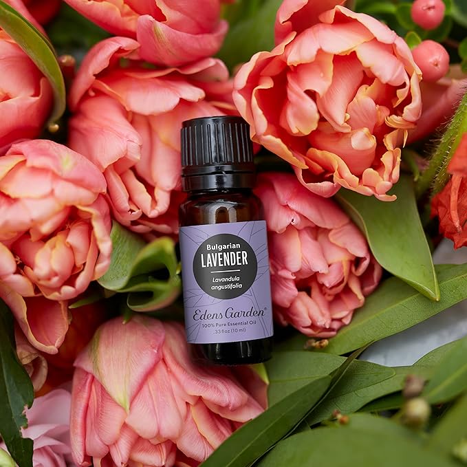 Edens Garden Lavender- Bulgarian Essential Oil- 100% Pure Premium Grade, Undiluted, Natural, Therapeutic, Aromatherapy, The Best for Diffuser, Skin, Humidifiers, Kid Safe 10 ml (.33 fl oz)