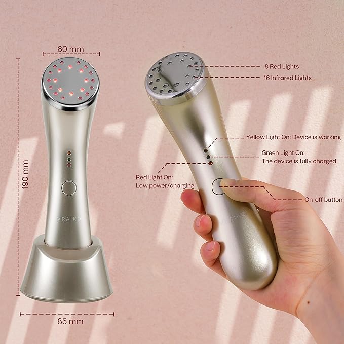 Sedna Skin Rejuvenation Facial Device, Skin Care Face Massager with Thermal, Salon-Grade at-Home Facial Spa for More Glowing and Radiant Complexion