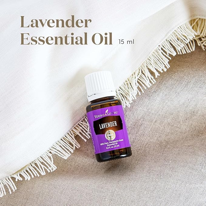 Young Living Lavender Essential Oil | 15ml | Relaxing Aromatic Blend | 100% Pure Essential Oil for Diffuser & Topical Use | Ideal for Home Fragrance