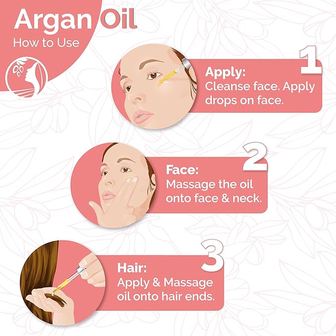 Fatima's Garden Face Serum - With Argan & Prickly Pear, Anti-Aging, 100ml