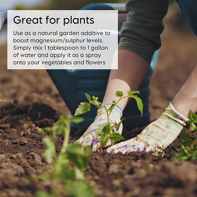 Epsoothe 2.2 Lbs Epsom Salt Bath & Foot Soak and Scrub | Pure & Natural Magnesium Sulfate USP | Relieves Sore Muscles & Joints, Promotes Healing