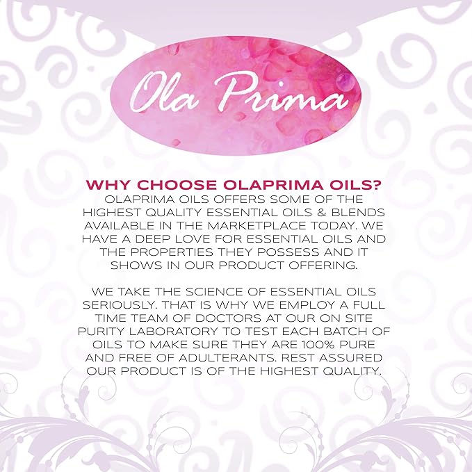 Ola Prima Therapeutic Grade Peppermint Essential Oil - 8 Fluid Ounces