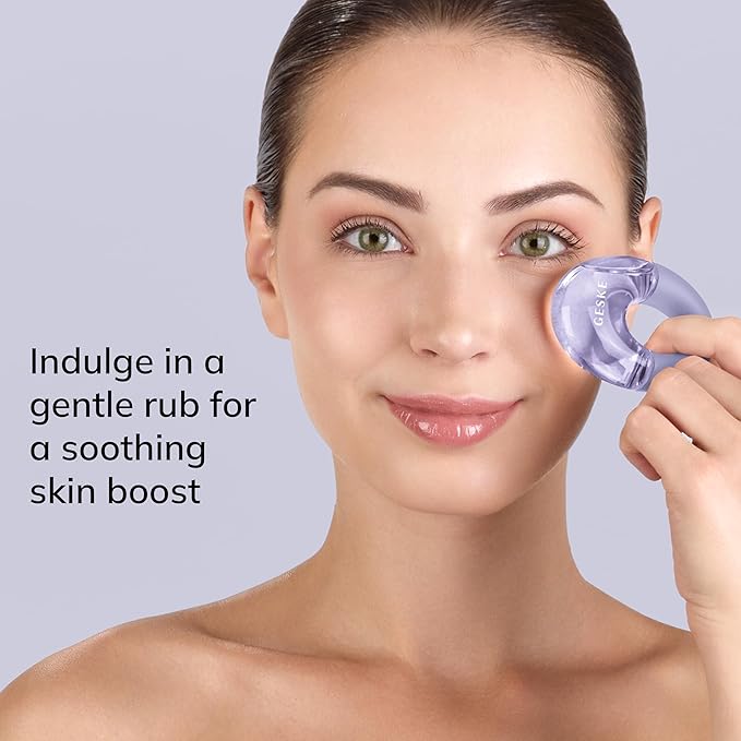 SmartAppGuided™ Cool & Warm Eye Massager | 7 in 1 | Multifunctional Massager | Eyes & Face | Battery-free Cooling & Warming | Firms, Relaxes & De-Puffs Skin | Ring-shaped Design for Easy Grip