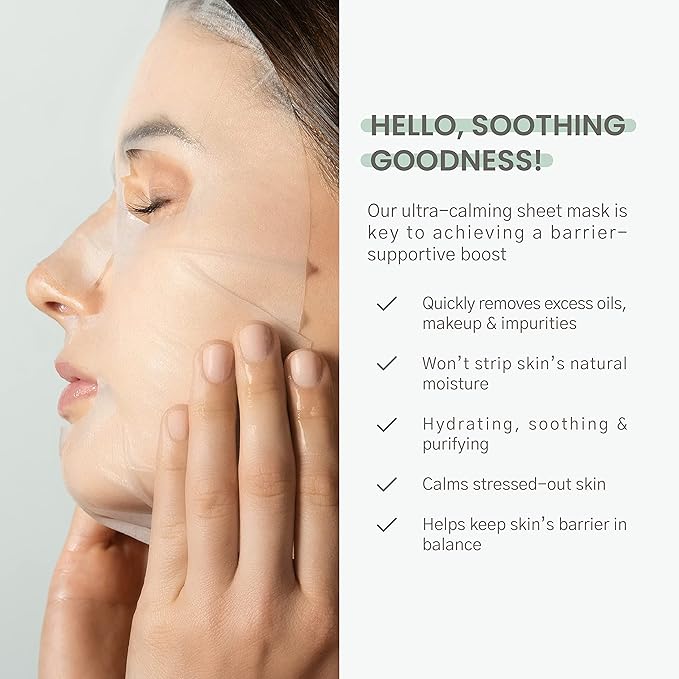 Karuna Skin - TONE Facial Mask for Well-Toned, Moisturized & Balanced Skin, Age-Defying Facial Skin Care Products, Hydrating Face Masks with Black Hoof Mushroom & Antioxidants, 0.74 fl. oz./22 ml