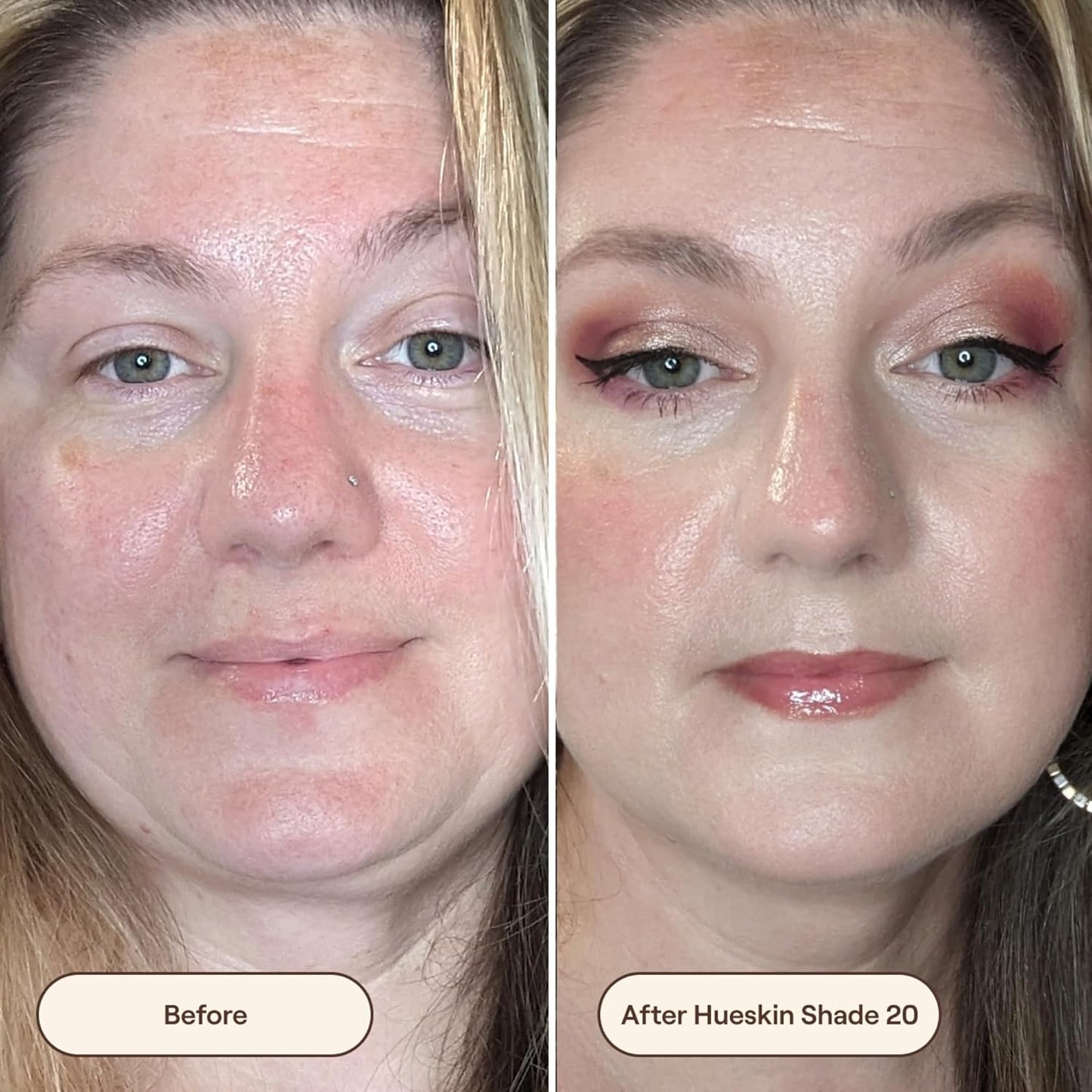 Live Tinted Hueskin Serum Concealer - Medium-to-Full Coverage Concealer with Niacinamide, & Hyaluronic Acid for Dark Circles, Fine Lines & Wrinkles, Buildable Long-Lasting Formula, 0.35 oz Shade 20