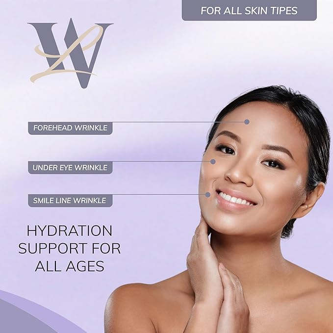 Reusable Facial Wrinkle Patches Set 5Pcs, Anti Wrinkle Patches, Face Tape for Wrinkles Overnight, Silicone Face Patches, Silicone Wrinkle Patches for Face Overnight, Silicone Patches for Wrinkles