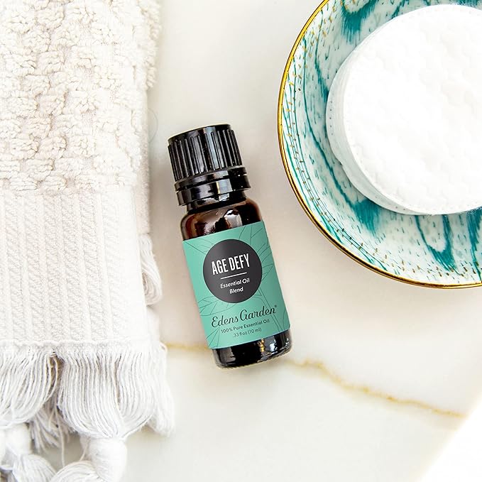 Edens Garden Age Defy Essential Oil Blend- 100% Pure Premium Grade, Undiluted, Natural, Therapeutic, Aromatherapy, The Best for Skin, Face, Kid Safe 118 ml (4 fl oz)