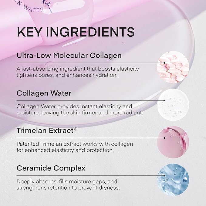 TEREZ & HONOR Peptide Collagen Under Eye Patches & Collagen Night Wrapping Peel-Off Mask