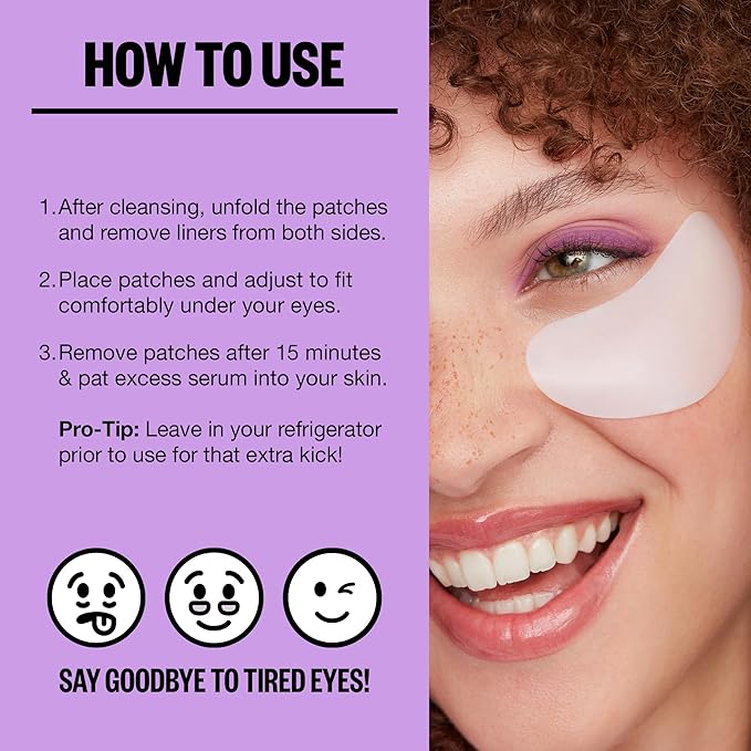 PEACE OUT Skincare Puffy Under-Eye Patches 6x pairs