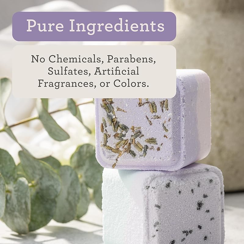 Lizush Luxury Spa Gifts for Women - 6 Piece Lavender Gifts for Her, Gift Baskets for Women, Body Care Set for Mom, Birthday Box, Self Care Spa Kit For Wife - Handmade in the USA