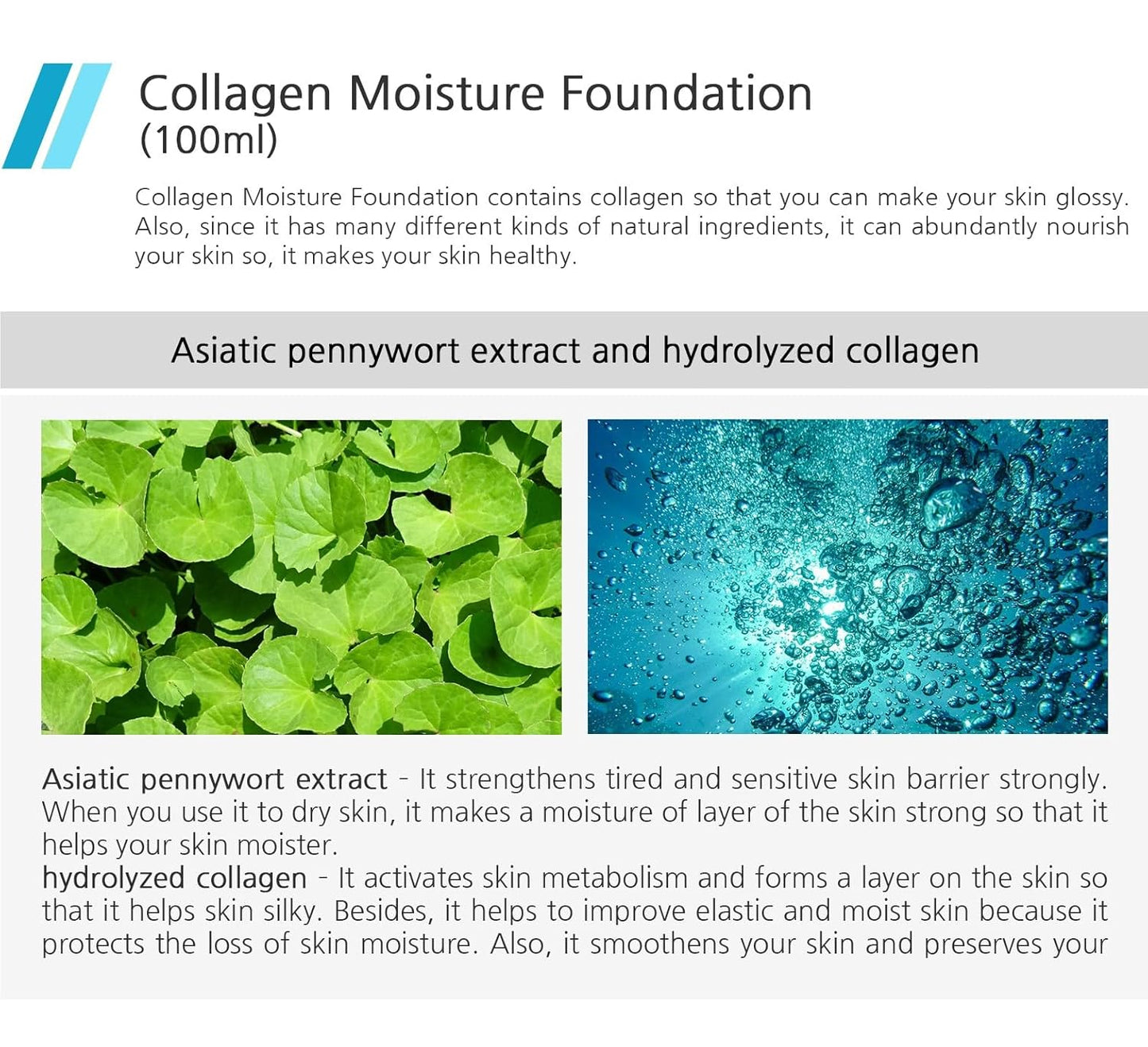 Enough Collagen, Moisture Foundation, SPF 15, 21, 3.38 fl oz (100 ml)