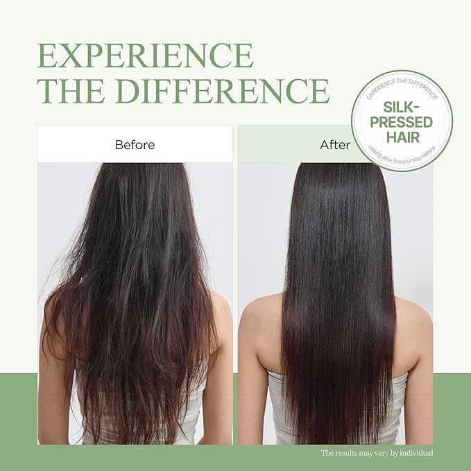 Nourishing Hair Butter for Damaged Hair, 6.7 oz, Shea Butter & Green Tea, Korean Hair Care, Hair Treatment Mask, Vegan Protein