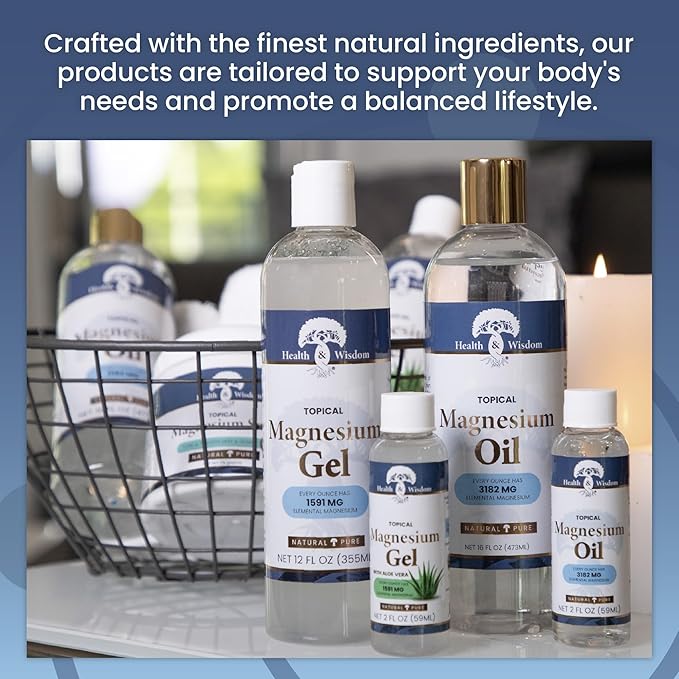 Health and Wisdom Magnesium Bath Salt - Magnesium Chloride Flakes for Bath Soak, 4X Epsom Salt Concentration, Unscented Formula, Dead Sea Sourced, Resealable Bag, Zero Additives - 88 Ounces