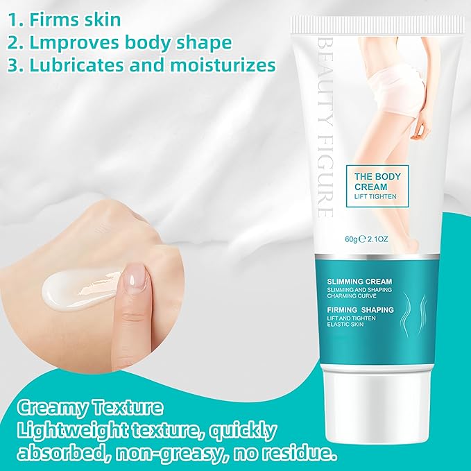 Skin Firming Body Cream, Moisturizing Body Lotion for Extremely Dry Skin, Fat Burning, Massage Cream for Body, Lightweight and Fast Absorbing, Non-Greasy, Body Lotion for Women and Men